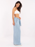 Pantaloni Palazzo Eleganti in Blu Chiaro