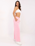 Pantaloni sportivi eleganti in rosa chiaro