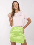 T-shirt rosa con stampa
