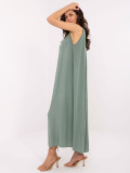 Abito estivo oversize in khaki