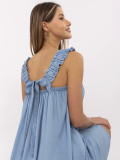 Abito maxi blu oversize