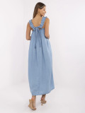 Abito maxi blu oversize