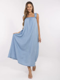 Abito maxi blu oversize