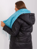 Sciarpa da donna blu in maglia