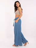 Pantaloni Palazzo Blu in Tencel