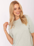 Elegante maglione color pistacchio