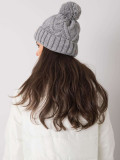 Cappello invernale grigio con fodera