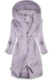 Cappotto di transizione lilla