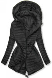 Parka trapuntata doppia faccia nera