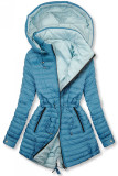Prošivena dvostrana parka plava/babyblue