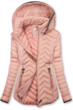 Giacca leggera di transizione rosa chiaro