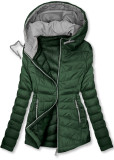 Giacca leggera trapuntata verde scuro