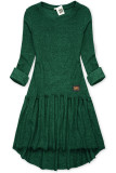Abito casual verde smeraldo FASHION