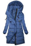 Giubbotto invernale blu con cappuccio WINTER