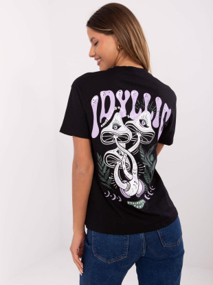 T-shirt grafite alla moda con stampa