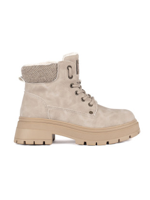 Beige tople ženske čizme