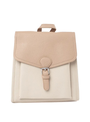 Zaino da donna beige chiaro
