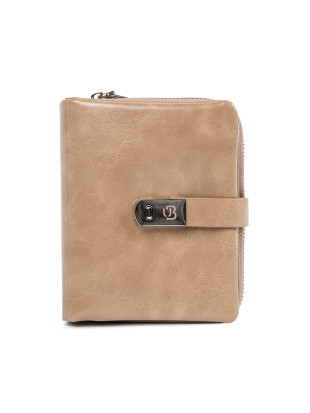 Portafoglio elegante beige