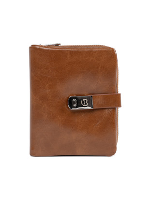 Portafoglio elegante marrone