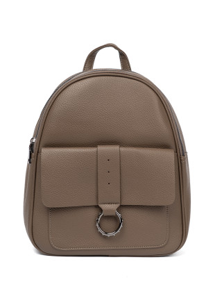Zaino elegante beige in ecopelle