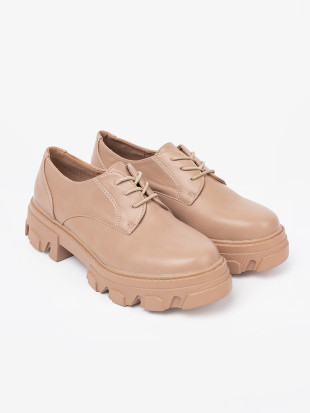 Beige cipele na platformi