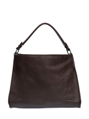 Borsa a spalla marrone classica