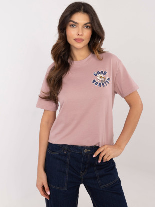 Blusa elegante in rosa scuro