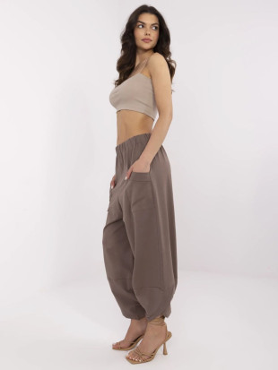 Pantaloni sportivi eleganti marroni