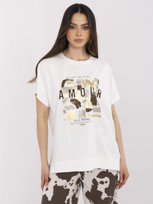 Elegantna bluza s aplikacijom
