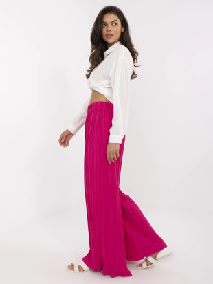 Pantaloni larghi rosa