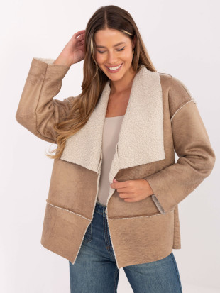 Giacca beige di transizione