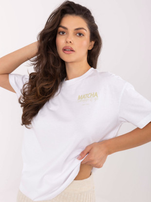 T-shirt bianca con stampa