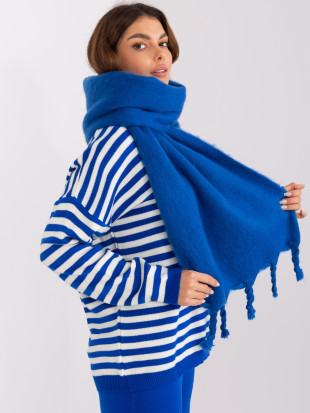 Sciarpa blu elegante