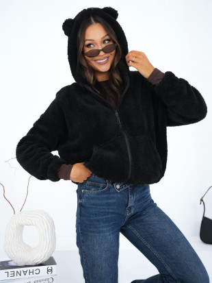 Crna hoodica s patentnim zatvaračem