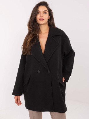 Elegantna crna prijelazna jakna