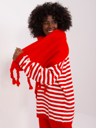 Sciarpa rossa elegante