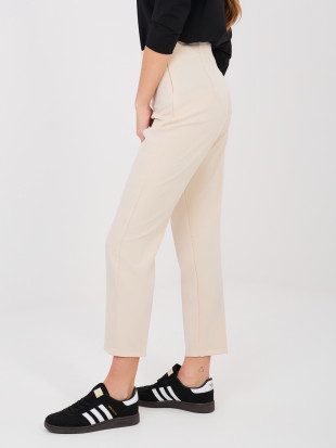 Eleganti pantaloni sigaretta beige
