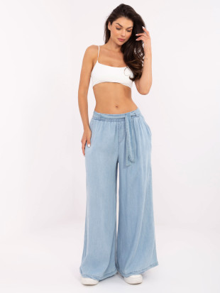 Pantaloni Palazzo Eleganti in Blu Chiaro
