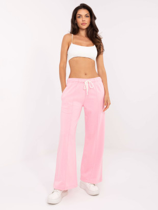 Pantaloni sportivi eleganti in rosa chiaro