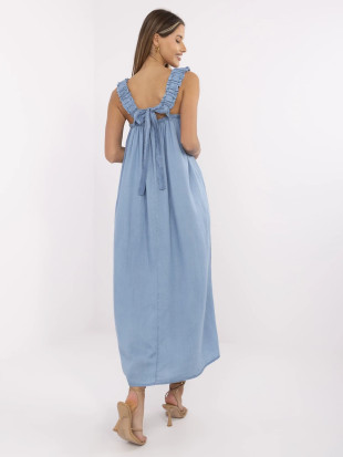 Abito maxi blu oversize