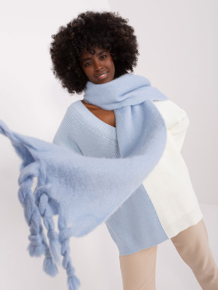Sciarpa blu elegante
